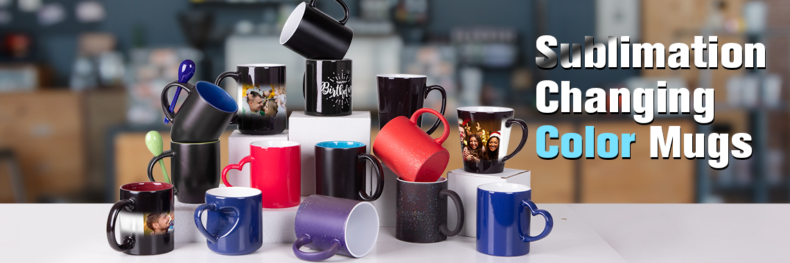 magic mugs, color changing mugs, heat sensitive mugs